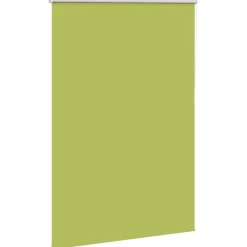 vidaXL Decoración-Estor Enrollable Opaco hojas verde 105x130cm Tela Ancho 100,7cm