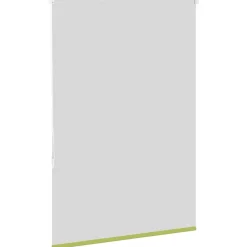 vidaXL Decoración-Estor Enrollable Opaco hojas verde 105x130cm Tela Ancho 100,7cm