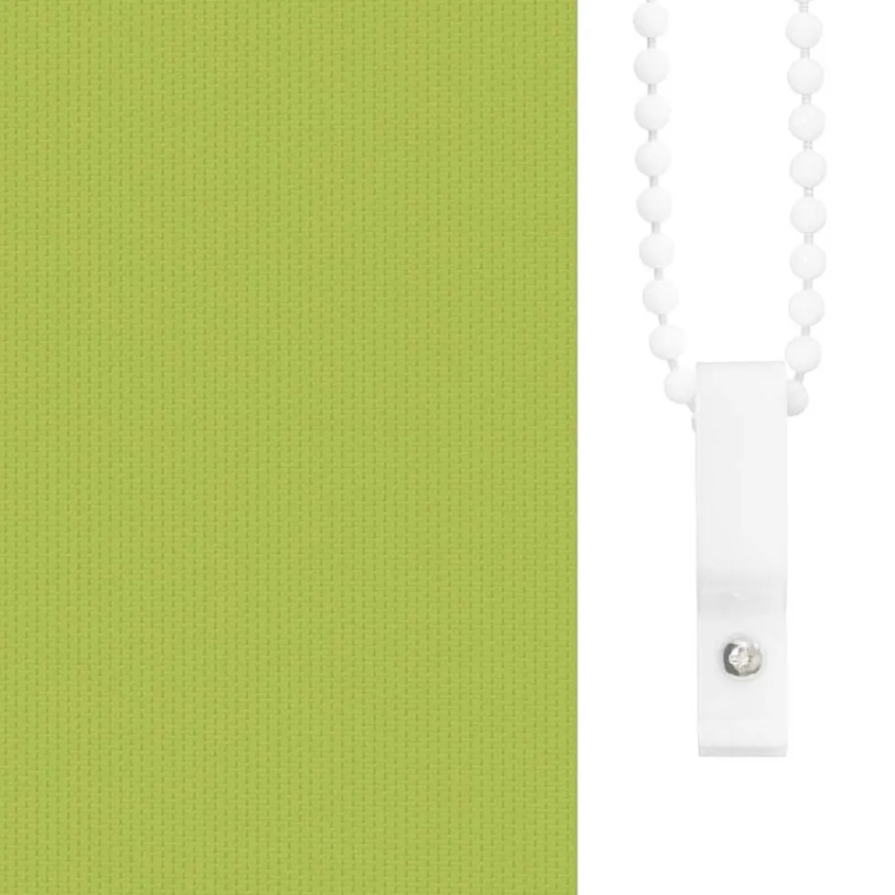 vidaXL Decoración-Estor Enrollable Opaco hojas verde 105x130cm Tela Ancho 100,7cm