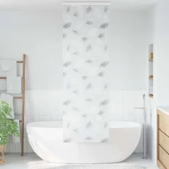 vidaXL Decoración-Estor enrollable para ducha con casete 60x240cm tela ancho 56cm