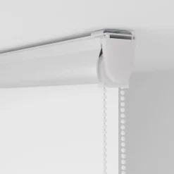 vidaXL Estor enrollable para ducha con casete 60x240cm tela ancho 56cm Blanco Clearance