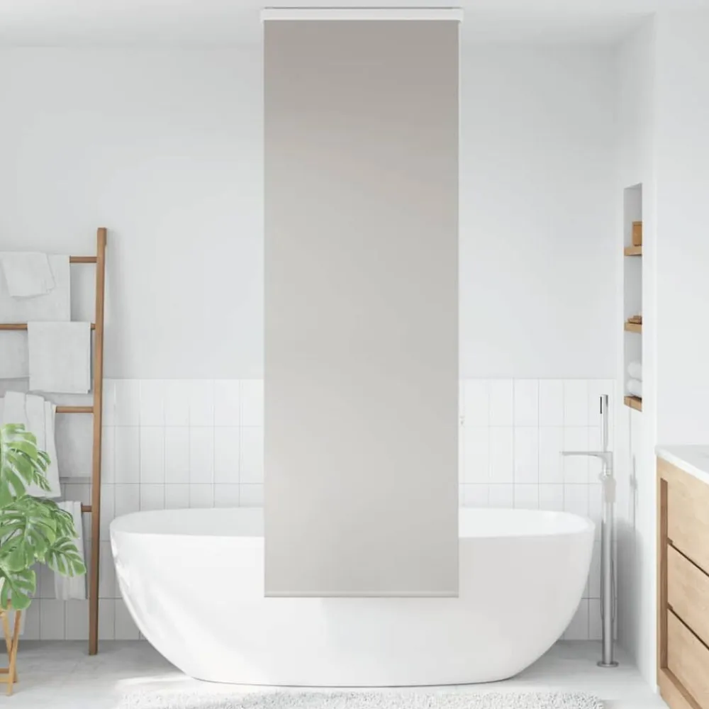 vidaXL Decoración-Estor enrollable para ducha con casete 60x240cm tela ancho 56cm