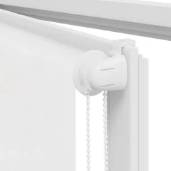 vidaXL Estor enrollable para ducha tela 60x240 cm ancho 56 cm Blanco New