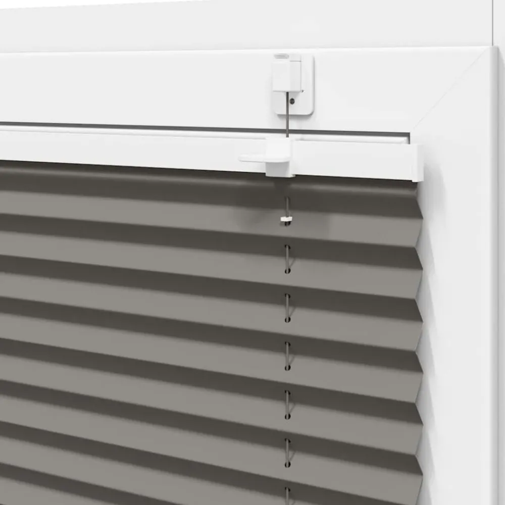 vidaXL Decoración-Estor Plisado 40x100 cm Tela Ancho 39,4 cm Poliéster