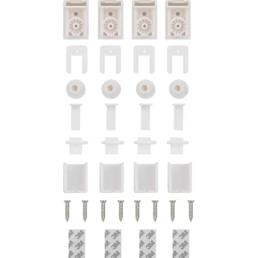 vidaXL Estor Plisado 40x100 cm Tela Ancho 39,4 cm Poliéster Blanco