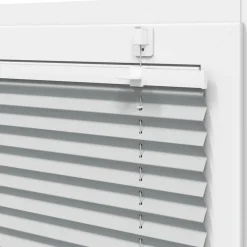 vidaXL Estor Plisado 40x100 cm Tela Ancho 39,4 cm Poliéster Gris claro Clearance