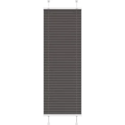 vidaXL Decoración-Estor Plisado 40x100 cm Tela Ancho 39,4 cm Poliéster