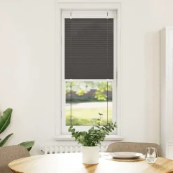 vidaXL Decoración-Estor Plisado 40x100 cm Tela Ancho 39,4 cm Poliéster