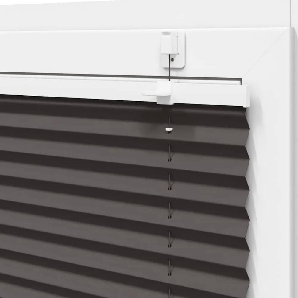 vidaXL Decoración-Estor Plisado 40x100 cm Tela Ancho 39,4 cm Poliéster