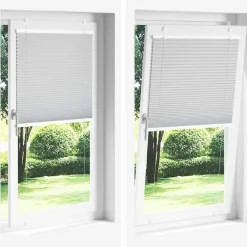 vidaXL Estor Plisado verde petróleo 40x100 cm Tela Ancho 39,4 cm Verde petr&oacute;leo Outlet