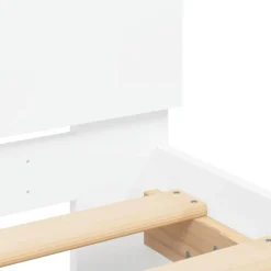 vidaXL Camas Y Accesorios-Estructura cama con cabecero madera ingeniería 100x200cm