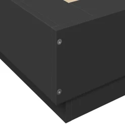 vidaXL Camas Y Accesorios-Estructura cama con luces LED madera ingeniería 200x200cm