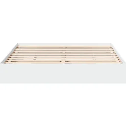 vidaXL Estructura cama con cajones madera ingeniería blanca 200x200 cm Blanco Hot