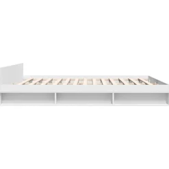 vidaXL Estructura cama con cajones madera ingeniería blanca 200x200 cm Blanco Sale