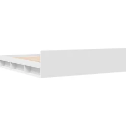 vidaXL Estructura cama con cajones madera ingeniería blanca 200x200 cm Blanco Sale