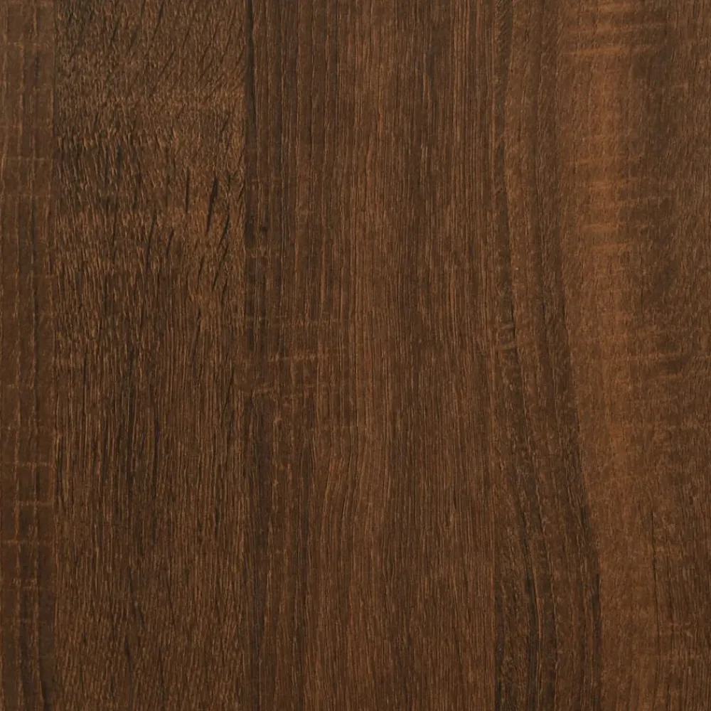 vidaXL Camas Y Accesorios-Estructura cama con cabecero sin colchón marrón roble 100x200cm