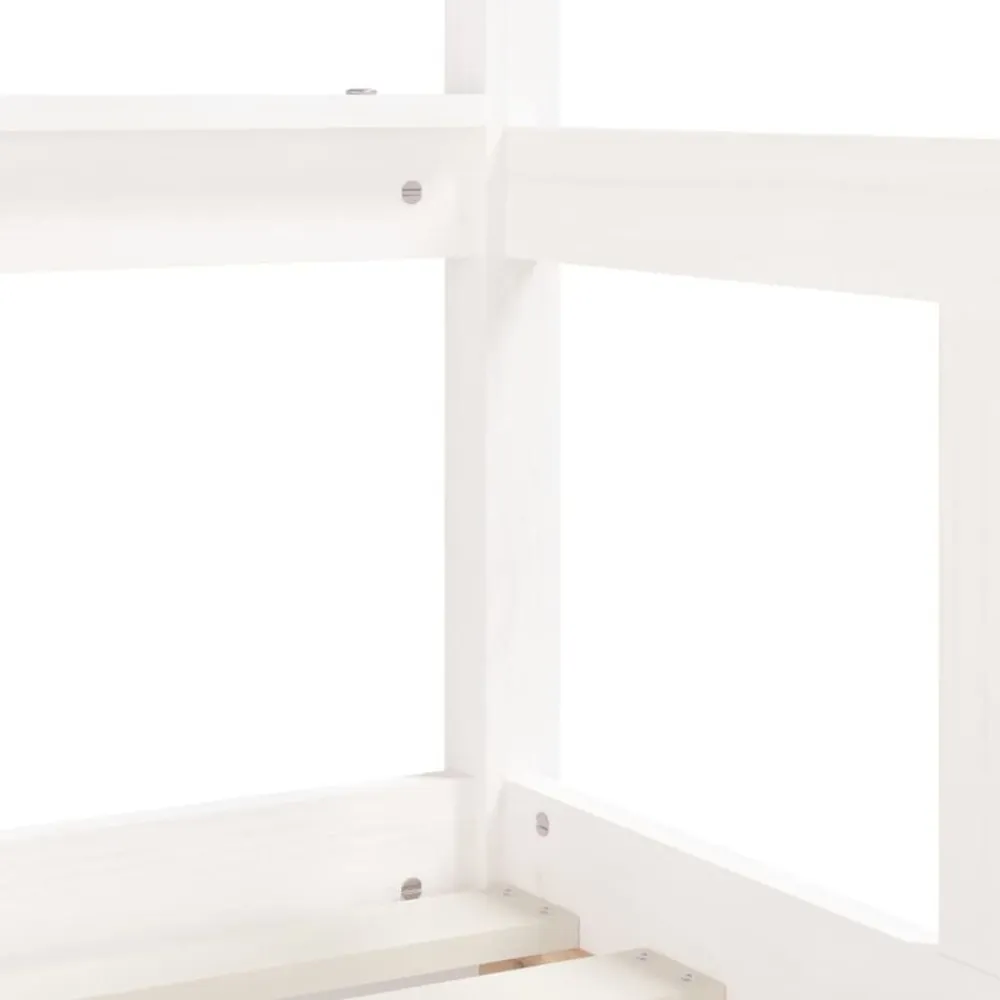 vidaXL Estructura cama niños con cajones madera pino 70x140 cm Blanco Outlet
