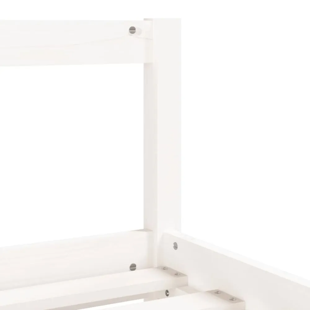 vidaXL Estructura cama niños con cajones madera pino 80x200 cm Blanco Hot