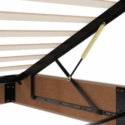 vidaXL Camas Y Accesorios-Estructura cama otomana sin colchón cuero sintético