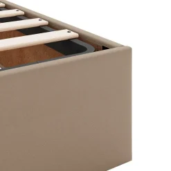 vidaXL Camas Y Accesorios-Estructura cama otomana sin colchón cuero sintético