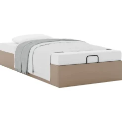 vidaXL Camas Y Accesorios-Estructura cama otomana sin colchón cuero sintético