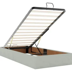 vidaXL Camas Y Accesorios-Estructura cama otomana colchón terciopelo 80x200cm