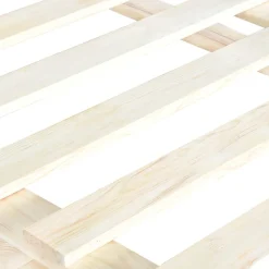 vidaXL Estructura cama palets sin colchón madera maciza pino 90x200 cm color madera Online