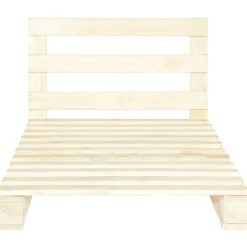 vidaXL Camas Y Accesorios-Estructura cama palets sin colchón madera maciza pino 90x200 cm