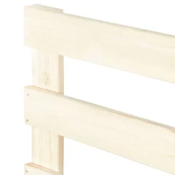 vidaXL Camas Y Accesorios-Estructura cama palets sin colchón madera maciza pino 90x200 cm