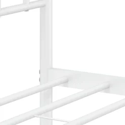 vidaXL Camas Y Accesorios-Estructura cama sin colchón con cabecero metal 75x190 cm