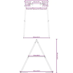 vidaXL Estructuras Para Juegos Al Aire Libre-Estructura columpio exterior ancho 156 x alto 185 cm