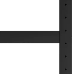 vidaXL Estructura de banco de trabajo metal negro y rojo 150x57x79 cm Best