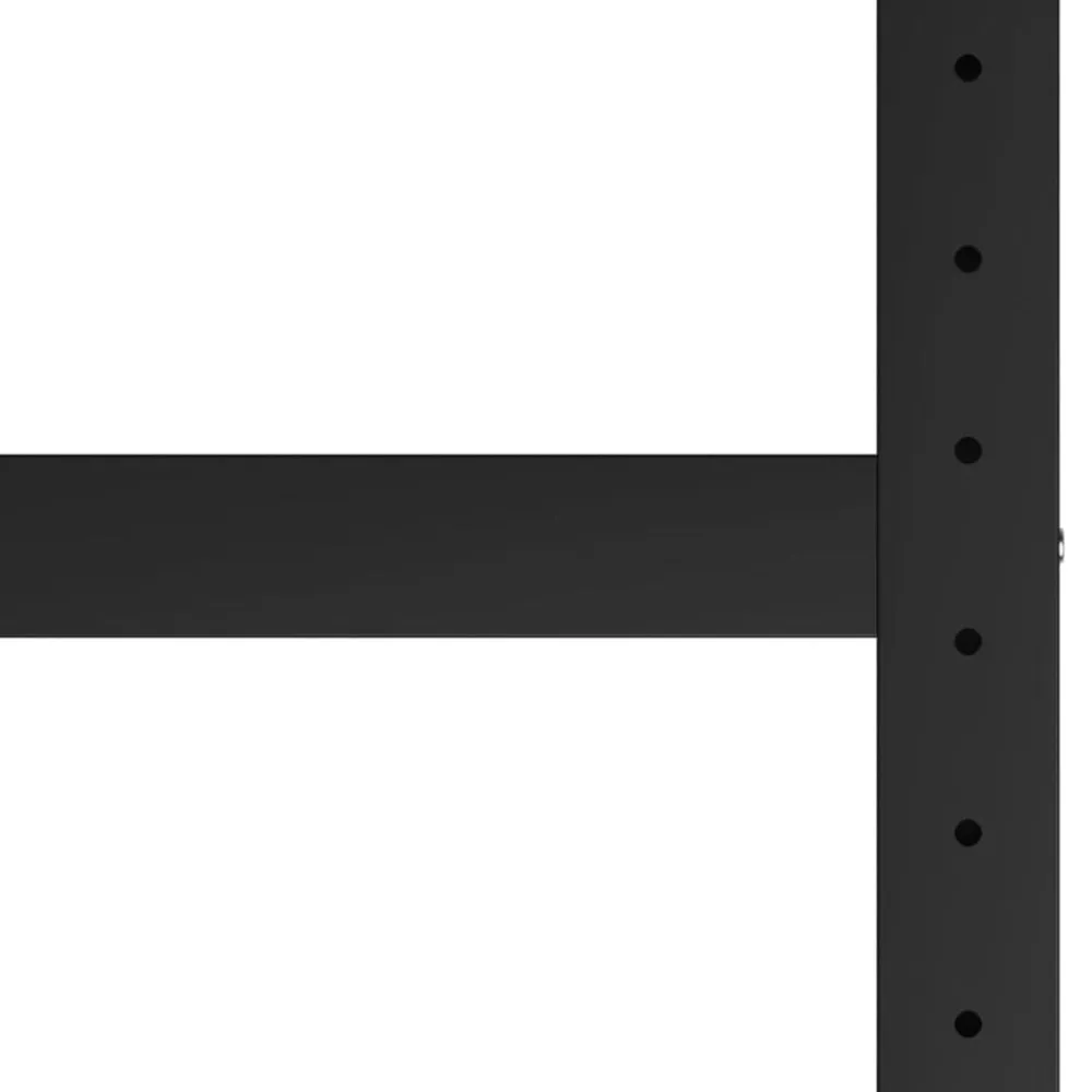 vidaXL Estructura de banco de trabajo metal negro y rojo 150x57x79 cm Best