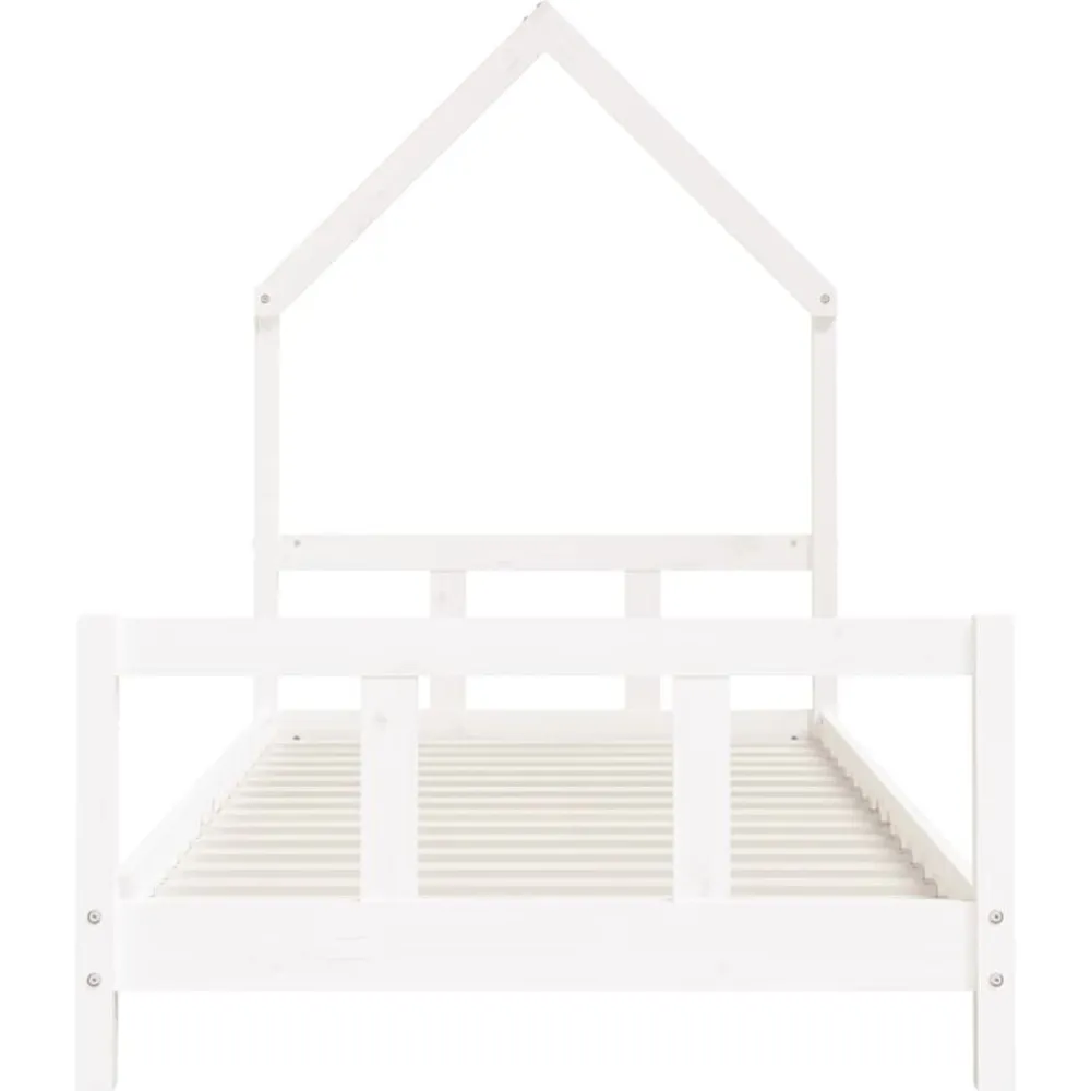 Niños vidaXL Mobiliario Para Bebés Y Niños Pequeños-Estructura de cama para niños madera de pino 90x190 cm