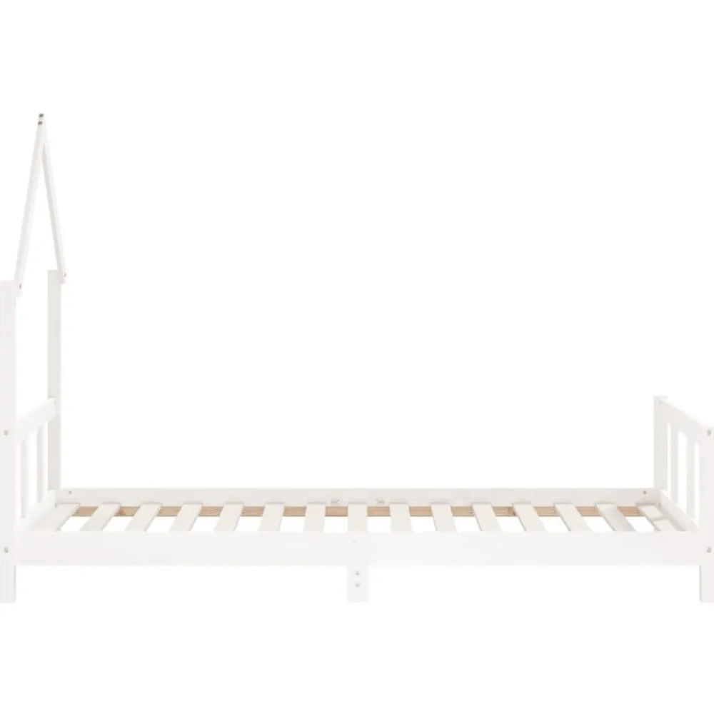 Niños vidaXL Mobiliario Para Bebés Y Niños Pequeños-Estructura de cama para niños madera de pino 90x190 cm