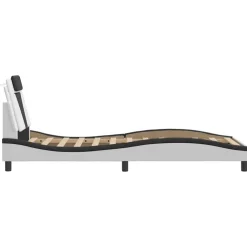 vidaXL Camas Y Accesorios-Estructura de cama Viana sin colchón cuero sintético 80x200 cm