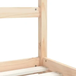 vidaXL Estructura de cama para niños madera maciza de pino 80x200 cm Natural Clearance