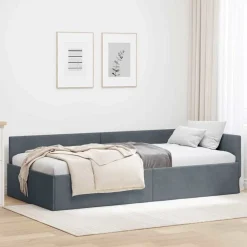 vidaXL Camas Y Accesorios-Estructura de cama en esquina 80 cm x 200 cm