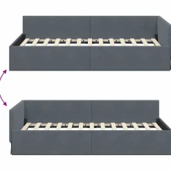vidaXL Camas Y Accesorios-Estructura de cama en esquina 80 cm x 200 cm