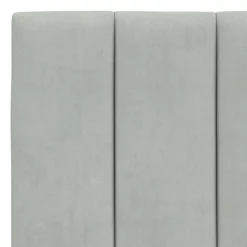 vidaXL Camas Y Accesorios-Estructura de cama con LED sin colchón Hanko terciopelo 80x200 cm