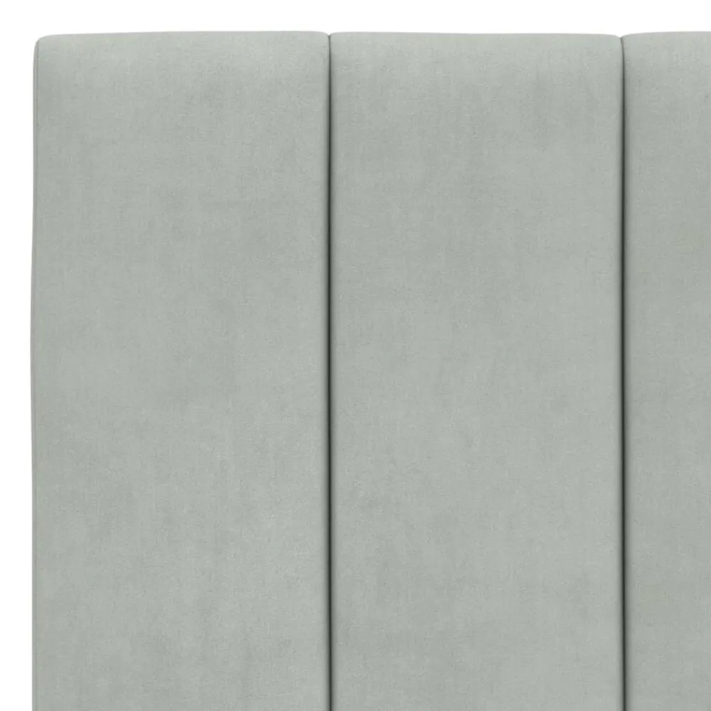 vidaXL Camas Y Accesorios-Estructura de cama con LED sin colchón Hanko terciopelo 80x200 cm