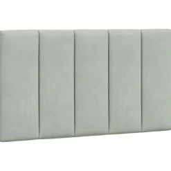 vidaXL Camas Y Accesorios-Estructura de cama con LED sin colchón Hanko terciopelo 80x200 cm