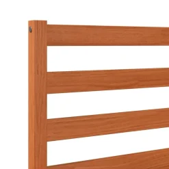 vidaXL Estructura de cama sin colchón madera maciza marrón 75x190 cm Marrón cera Sale