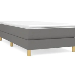 vidaXL Camas Y Accesorios-Estructura de cama con somier tela 80x200 cm