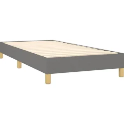 vidaXL Camas Y Accesorios-Estructura de cama con somier tela 80x200 cm