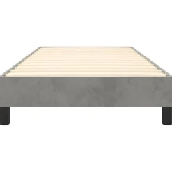vidaXL Camas Y Accesorios-Estructura de cama con somier terciopelo 80x200 cm