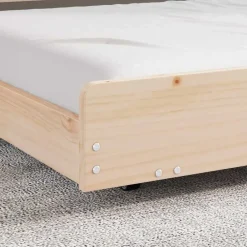 vidaXL Camas Y Accesorios-Estructura de cama 100 x 200 cm Madera de pino macizo