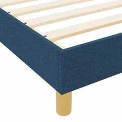 vidaXL Estructura de cama con cabecera 80 x 200 cm tela Azul Clearance
