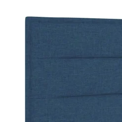 vidaXL Estructura de cama con cabecera 80 x 200 cm tela Azul Clearance