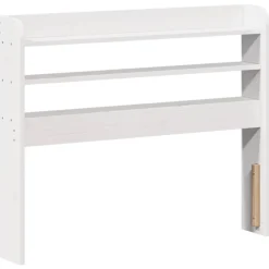 vidaXL Camas Y Accesorios-Estructura de cama con cabecero madera pino 75x190 cm